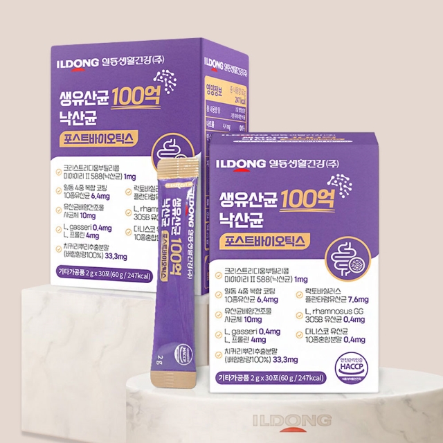 일동생활건강 생유산균 100억 낙산균 포스트바이오틱스 30포 1박스