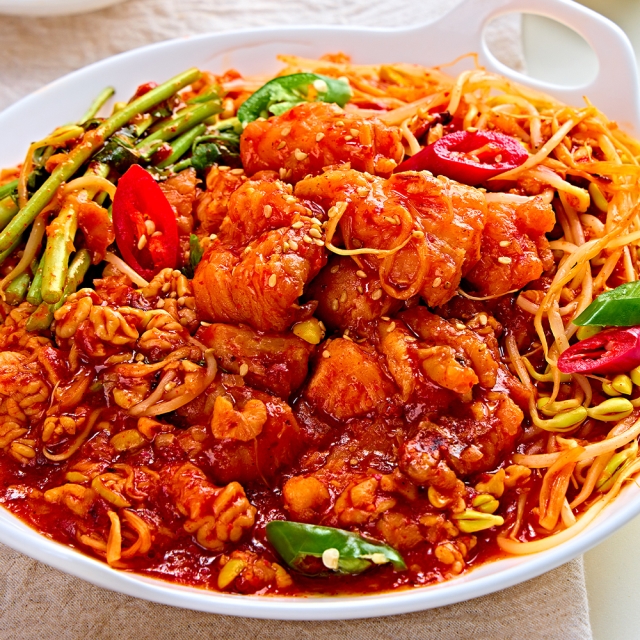 하남 맛집 쫀득쫀득 순살 아구찜 야채포함 490g