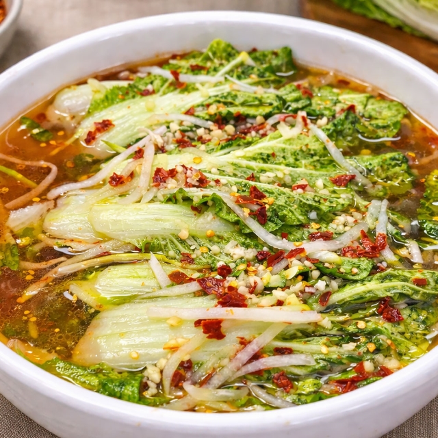 봄냄새가 솔솔~ 봄동 물김치