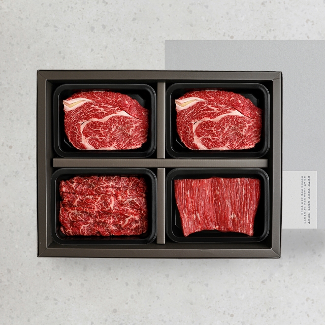 [설성목장]설성한우 정성 2호 선물세트 800g (등심 200g x2팩 불고기 200g x1팩 국거리200g x1팩)