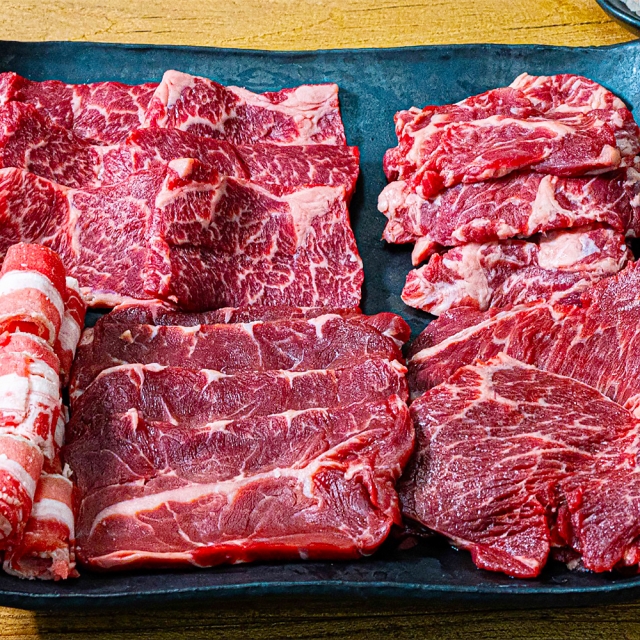 푸짐홈파티 1.2kg 황제갈비+부채살+등심+토시살+우삼겹