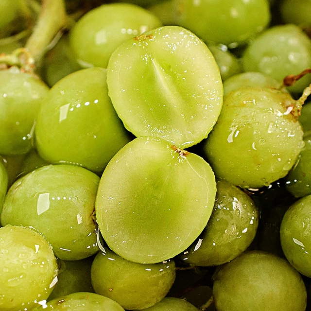 사과의 식감과 향이 나는 오톰크리스피 포도