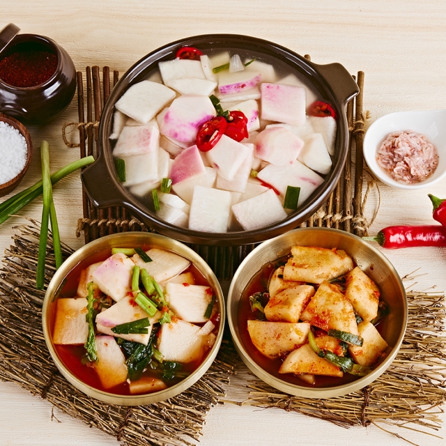 순무 김치 3종(순무 김치/순무 나박김치/순무 물김치)