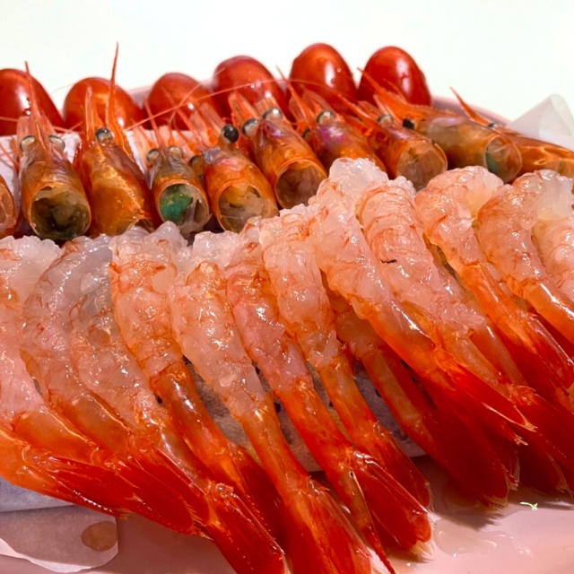 동해에서 조업한 활꽃새우 500g(30미내외)