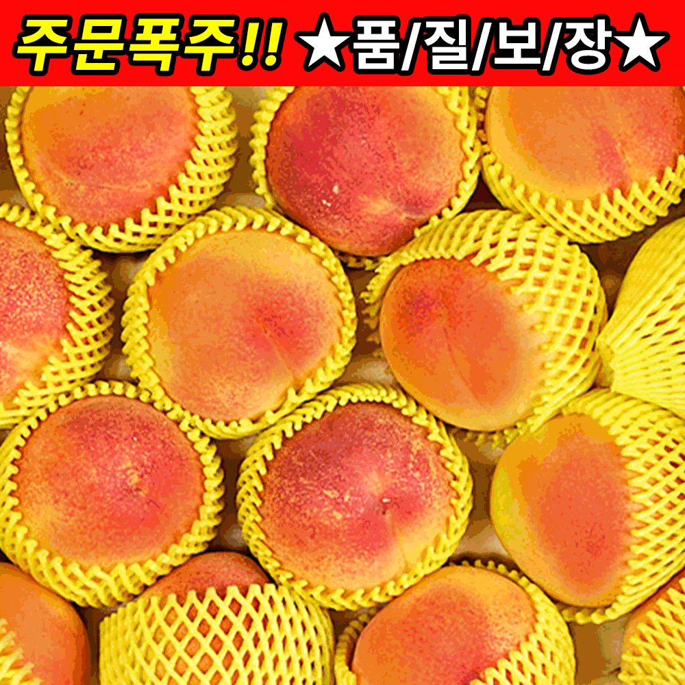 ★당도 제왕★ 고당도 제왕 황도 복숭아 2kg, 4kg!